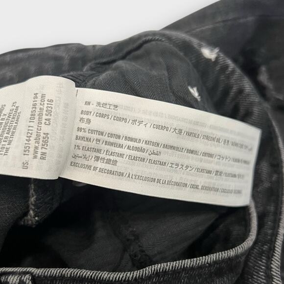 Abercrombie & Fitch Curve Love The Ankle Straight Ultra High Rise Jeans 26/2S - Picture 5 of 9